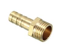 sourcing map Raccord cannelé tuyau en laiton 8 mm barbelé x tuyau mâle 1/4 PT