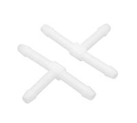 sourcing map Raccord En T Blanc 50pcs Pour Tuyau Flexible 3mm | 3mm Diamètre Intérieur, Utilisé Pour Jonction De Tuyau, Non-Corrosif, Étanche, Hermétique.
