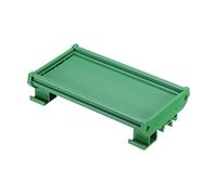 sourcing map Rail Montage DIN Support pour 115mm x 72mm PCB, Boîtier, Support, Vert