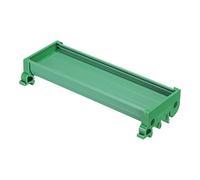 sourcing map Rail Montage DIN Support pour 140mm x 50mm PCB, Boîtier, Support, Vert