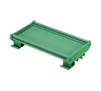 sourcing map Rail Montage DIN Support pour 140mm x 72mm PCB, Boîtier, Support, Vert