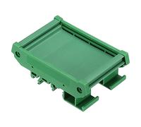 sourcing map Rail Montage DIN Support pour 55mm x 72mm PCB, Boîtier, Support, Vert