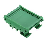 sourcing map Rail Montage DIN Support pour 65mm x 72mm PCB, Boîtier, Support, Vert