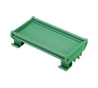 sourcing map Rail Montage DIN Support pour 70mm x 72mm PCB, Boîtier, Support, Vert