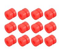 sourcing map RC Anti Vibration Caoutchouc Billes pour RC F4 F7 Vol Contrôleur M2x4mm Choc Absorption Boules (Rouge), Paquet de 12
