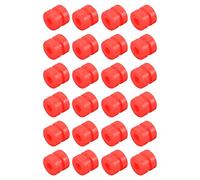 sourcing map RC Anti Vibration Caoutchouc Billes pour RC F4 F7 Vol Contrôleur M2x4mm Choc Absorption Boules (Rouge), Paquet de 24