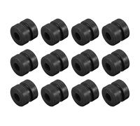 sourcing map RC Anti Vibration Caoutchouc Billes pour RC F4 F7 Vol Contrôleur M2x4mm Choc Absorption Boules (Noires), Paquet de 12
