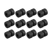 sourcing map RC Anti Vibration Caoutchouc Billes pour RC F4 F7 Vol Contrôleur M2x5.6mm Choc Absorption Balles (Noires), Paquet de 12