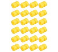 sourcing map RC Anti Vibration Caoutchouc Billes pour RC F4 F7 Vol Contrôleur M2x5.6mm Choc Absorption Balles (Jaune), Paquet de 24