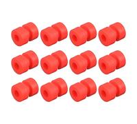 sourcing map RC Anti Vibration Caoutchouc Billes pour RC F4 F7 Vol Contrôleur M2x5.6mm Choc Absorption Balles (Rouge), Paquet de 12