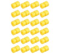 sourcing map RC Anti Vibration Caoutchouc Billes pour RC F4 F7 Vol Contrôleur M2x6.6mm Choc Absorption Balles (Jaune), Paquet de 24