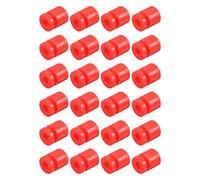 sourcing map RC Anti Vibration Caoutchouc Billes pour RC F4 F7 Vol Contrôleur M2x6mm Choc Absorption Boules (Rouge), Paquet de 24