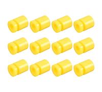 sourcing map RC Anti Vibration Caoutchouc Billes pour RC F4 F7 Vol Contrôleur M3x8mm Choc Absorption Boules (Jaunes), Paquet de 12