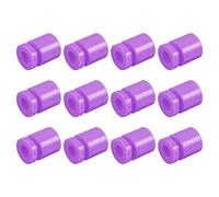 sourcing map RC Anti Vibration Caoutchouc Billes pour RC F4 F7 Vol Contrôleur M3x8mm Choc Absorption Boules (Violet), Paquet de 12
