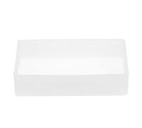 sourcing map Rectangle Silicone Résine Moule Epoxy Résine Moule 4.3"x2.6" Cube Coulée Moule pour DIY Bijouterie Séché Fleur Feuille