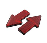 sourcing map Réflecteur Flèche Rouge 2Pcs pour Voiture Moto Visibilité