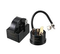 sourcing map Réfrigér. PTC Relais démarrage 12 Ohm 2 Broche + Compresseur Protect surcharge