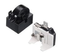 sourcing map Réfrigérateurs PTC Démarreur Relais 1 Broche 4,7 Ohm Surcharge Protecteur 1/2HP pour Réfrigérateurs Boissons Congélateurs