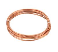 sourcing map Réfrigération Tuyaux 7/64" OD x 1/16" ID x 6,5ft Souple Bobine Cuivre Tuyaux
