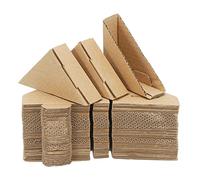 sourcing map Réglable Carton Coin Protecteur, Carton Bords Protecteurs 2mm pour Art, Emballage, Expédition Fournitures Paquet de 60