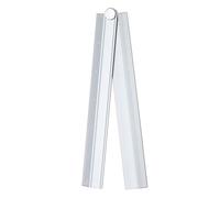 sourcing map Règle droite pliable de 30,5 cm SAE en alliage d'aluminium - Rapporteur d'angle pliable - Outil de mesure géométrique avec ligne d'angle pour architectes, artistes, designers, salle de