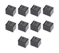 sourcing map Relais Puissance électromagnétique JQC-3FF-S-Z DC 12V Bobine SPDT 5 Pins PCB 10Pcs