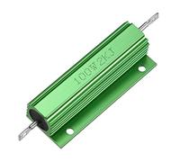 sourcing map Résistance à Boîtier en Aluminium 100W 2K Ohm Vert | Bobiné pour Convertisseur de Remplacement LED 100W 2Krj