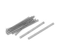 sourcing map Ressort de Compression 0.3mmx2mmx35mm 304 Acier Inoxydable Argenté 10pcs