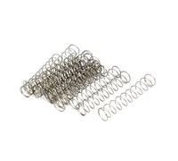 sourcing map Ressort de Compression 0.4mmx10mmx50mm 304 Acier Inoxydable 20pcs
