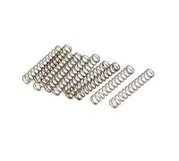 sourcing map Ressort de Compression 0.4mmx4mmx25mm 304 Acier Inoxydable 10pcs
