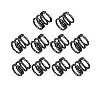 Sourcing Map Ressort de Compression 1.2mm Fil Diamètre, 10mm OD, 10mm Libre Longueur, Acier Extension Noir 10Pcs