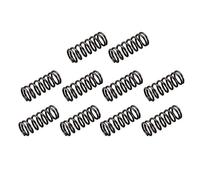 sourcing map Ressort de Compression 1.2mm Fil Diamètre, 10mm OD, 25mm Libre Longueur Ressort Acier Extension Ressort Noir 10Pcs