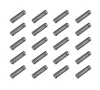 sourcing map Ressort de Compression 1.2mm Fil Diamètre, 10mm OD, 40mm Libre Longueur Ressort Acier Extension Ressort Noir 20Pcs