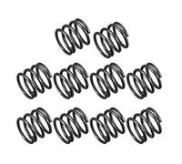 sourcing map Ressort de Compression 1.2mm Fil Diamètre, 12mm OD, 10mm Libre Longueur Ressort Acier Extension Ressort Noir 10Pcs