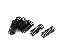 Sourcing Map Ressort de Compression 1.2mm Fil Diamètre, 12mm OD, 30mm Libre Longueur, Acier Extension Noir 10Pcs