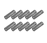sourcing map Ressort de Compression 1.2mm Fil Diamètre, 12mm OD, 40mm Libre Longueur Ressort Acier Extension Ressort Noir 10Pcs