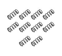 sourcing map Ressort de Compression 1.2mm Fil Diamètre, 13mm OD, 30mm Libre Longueur Ressort Acier Extension Ressort Noir 10Pcs