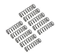 sourcing map Ressort de Compression 1.2mm Fil Diamètre, 13mm OD, 50mm Libre Longueur Ressort Acier Extension Ressort Noir 10Pcs