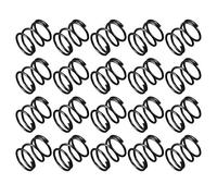 sourcing map Ressort de Compression 1.2mm Fil Diamètre, 14mm OD, 15mm Libre Longueur Ressort Acier Extension Ressort Noir 20Pcs
