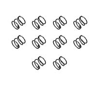 sourcing map Ressort de Compression 1.2mm Fil Diamètre, 15mm OD, 15mm Libre Longueur Ressort Acier Extension Ressort Noir 10Pcs