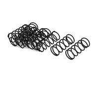 sourcing map Ressort de Compression 1.2mm Fil Diamètre, 15mm OD, 35mm Libre Longueur Ressort Acier Extension Ressort Noir 10Pcs