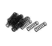 sourcing map Ressort de Compression 1.2mm Fil Diamètre, 15mm OD, 50mm Libre Longueur Ressort Acier Extension Ressort Noir 20Pcs