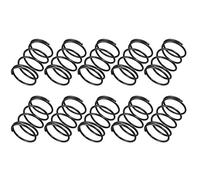 sourcing map Ressort de Compression 1.2mm Fil Diamètre, 17mm OD, 25mm Libre Longueur Ressort Acier Extension Ressort Noir 10Pcs