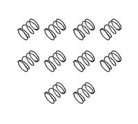 sourcing map Ressort de Compression 1.2mm Fil Diamètre, 18mm OD, 45mm Libre Longueur Ressort Acier Extension Ressort Noir 10Pcs