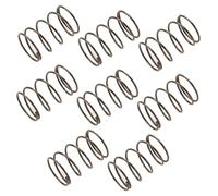 sourcing map Ressort de Compression 1.2mm Fil Diamètre, 20mm OD, 30mm Libre Longueur Ressort Acier Extension Ressort Noir 10Pcs