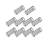 sourcing map Ressort de Compression 1.2mm Fil Diamètre, 20mm OD, 45mm Libre Longueur Ressort Acier Extension Ressort Noir 10Pcs