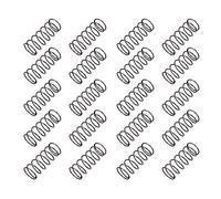 sourcing map Ressort de Compression 1.2mm Fil Diamètre, 20mm OD, 50mm Libre Longueur Ressort Acier Extension Ressort Noir 20Pcs