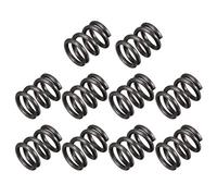 sourcing map Ressort de Compression 1.2mm Fil Diamètre, 8mm OD, 10mm Libre Longueur Ressort Acier Extension Ressort Noir 10Pcs
