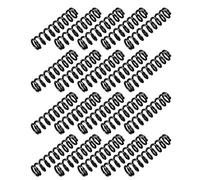 sourcing map Ressort de Compression 1.2mm Fil Diamètre, 8mm OD, 35mm Libre Longueur Ressort Acier Extension Ressort Noir 20Pcs