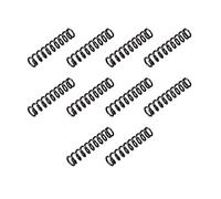 sourcing map Ressort de Compression 1.2mm Fil Diamètre, 8mm OD, 40mm Libre Longueur Ressort Acier Extension Ressort Noir 10Pcs